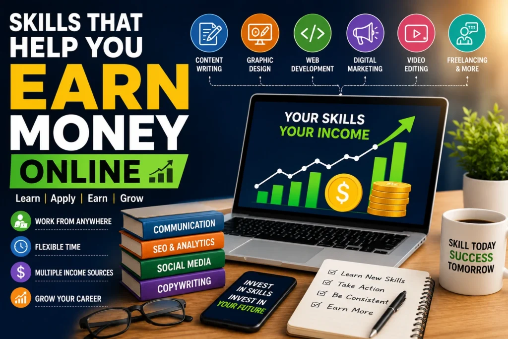 Skills That Help You Earn Money Online